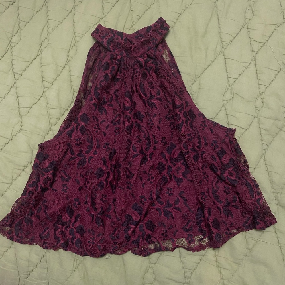 Open Back lace top